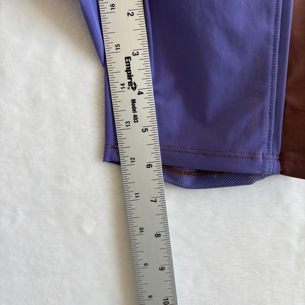 Lululemon purple‎ brown biker shorts Hike to Swim Short size 2 - Picture 5 of 9